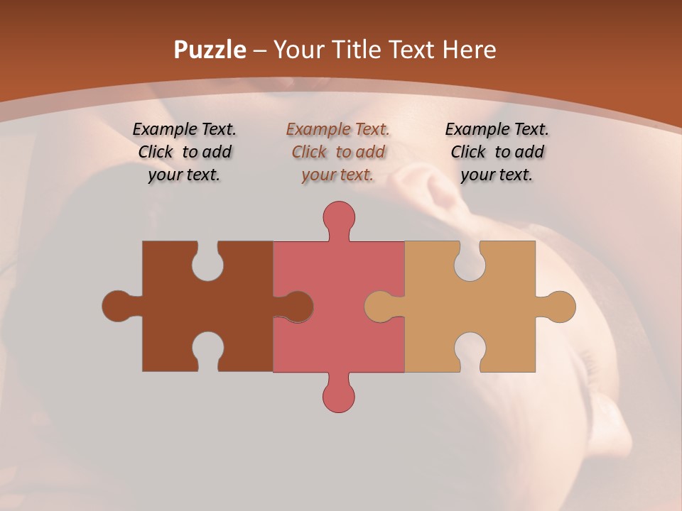 A Woman Getting A Back Massage From A Man PowerPoint Template