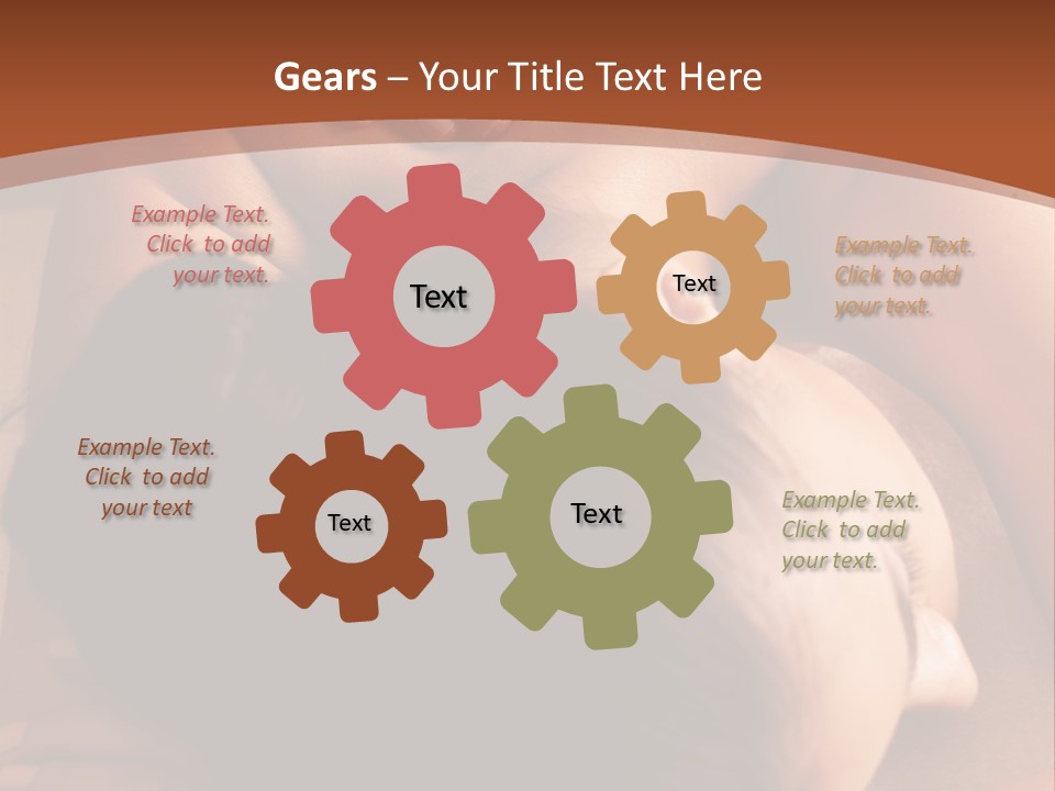 A Woman Getting A Back Massage From A Man PowerPoint Template