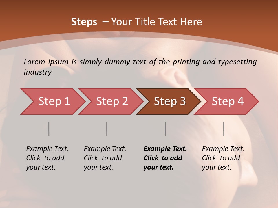 A Woman Getting A Back Massage From A Man PowerPoint Template