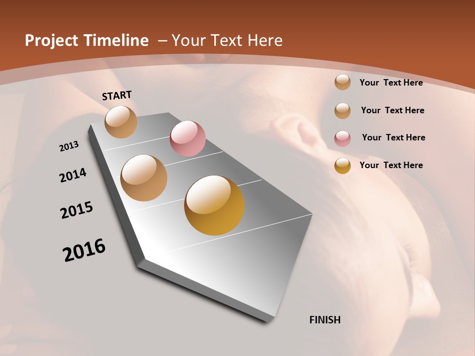 A Woman Getting A Back Massage From A Man PowerPoint Template