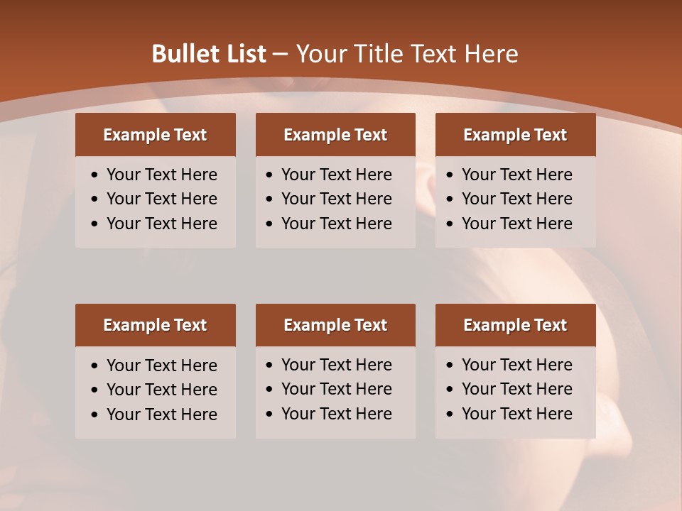 A Woman Getting A Back Massage From A Man PowerPoint Template