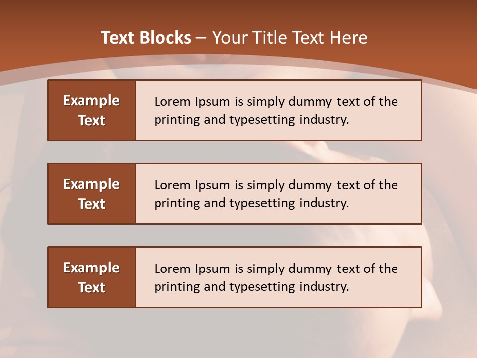 A Woman Getting A Back Massage From A Man PowerPoint Template