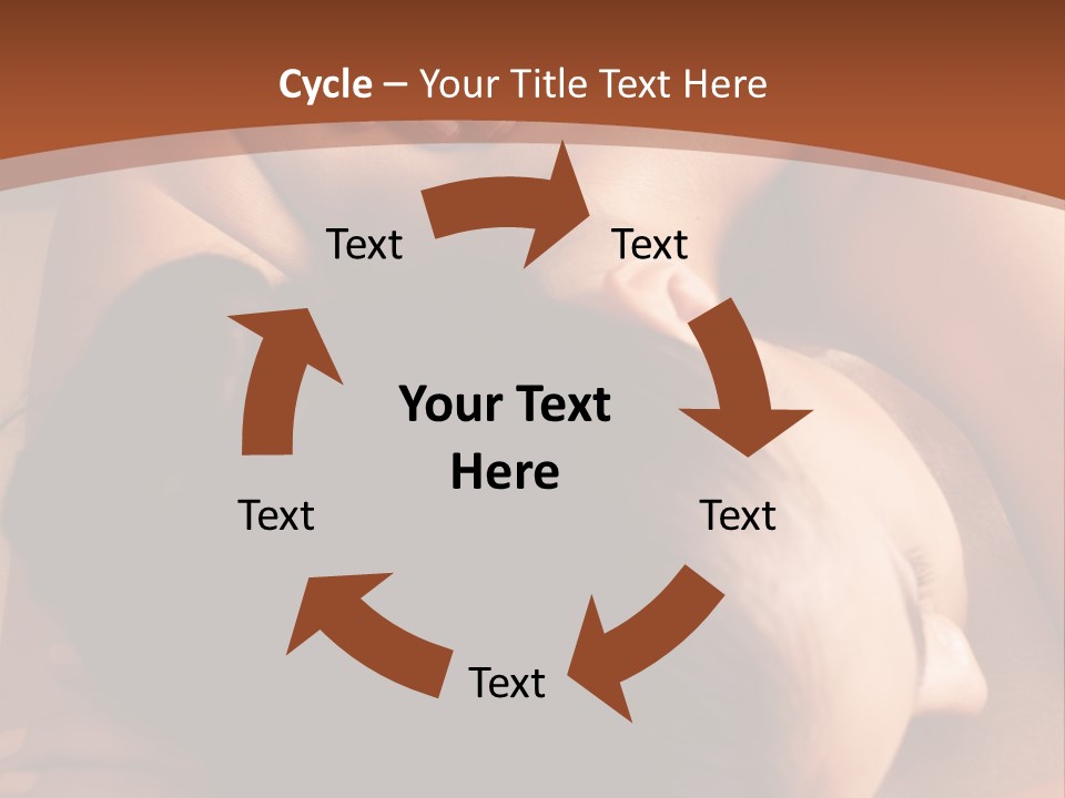 A Woman Getting A Back Massage From A Man PowerPoint Template