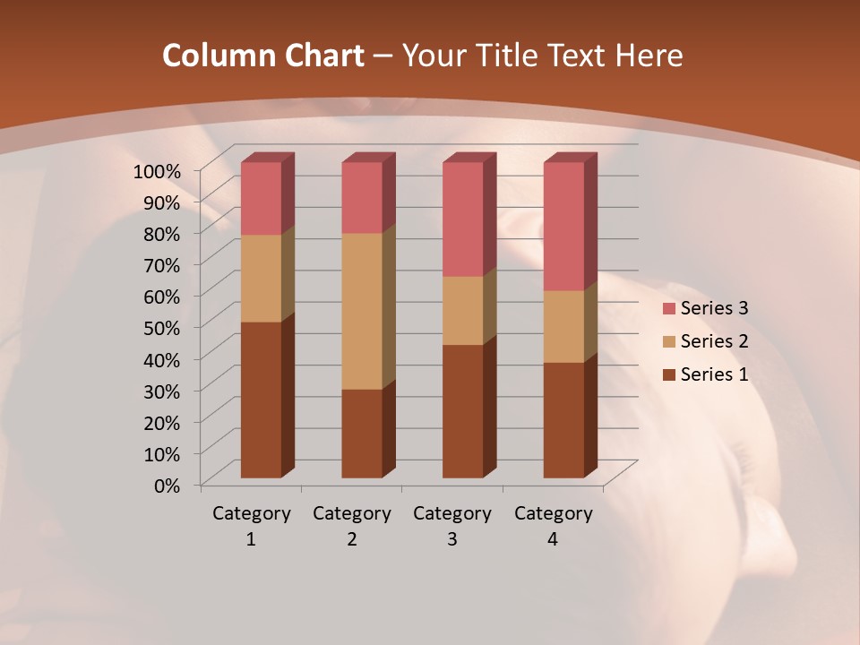 A Woman Getting A Back Massage From A Man PowerPoint Template