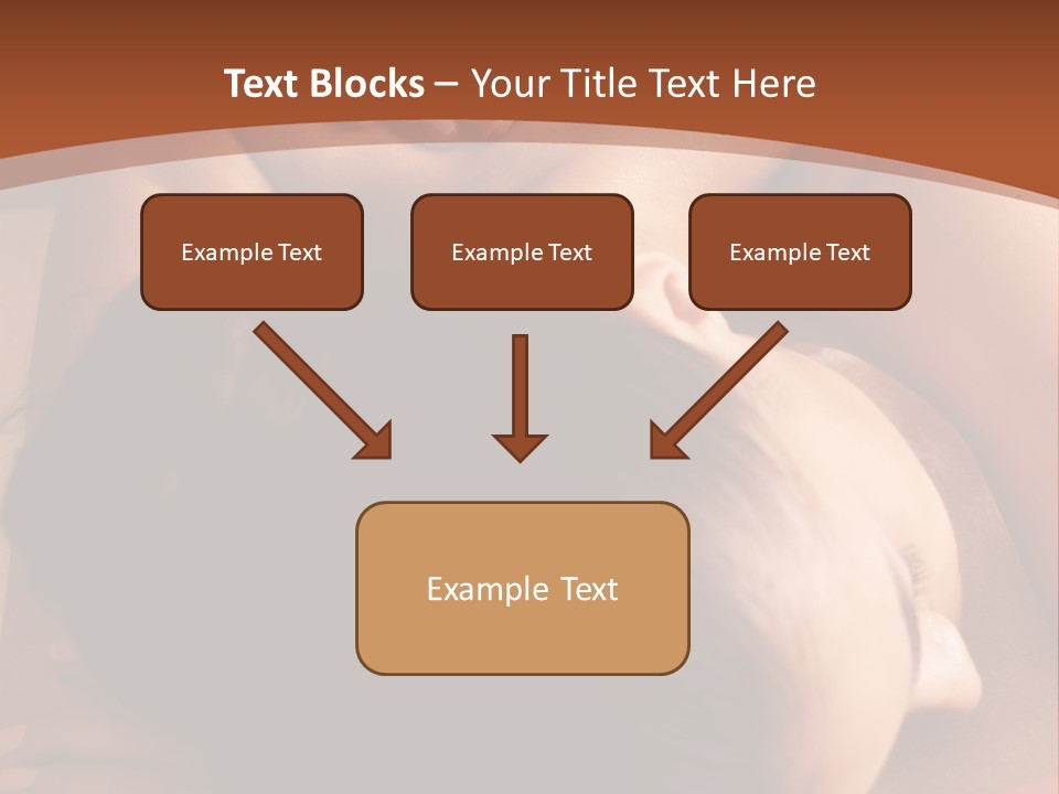 A Woman Getting A Back Massage From A Man PowerPoint Template