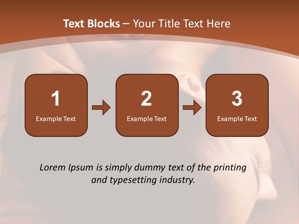 A Woman Getting A Back Massage From A Man PowerPoint Template