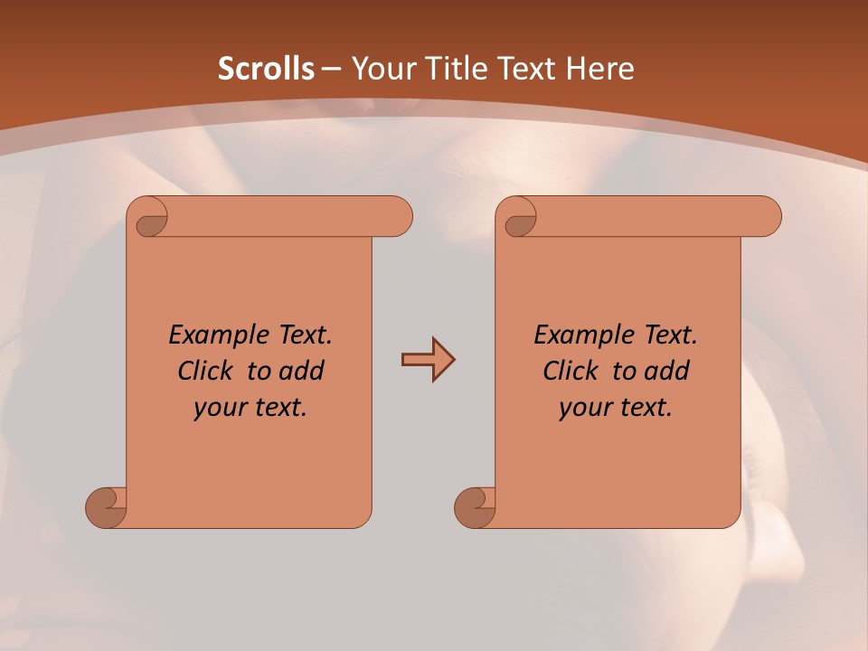 A Woman Getting A Back Massage From A Man PowerPoint Template