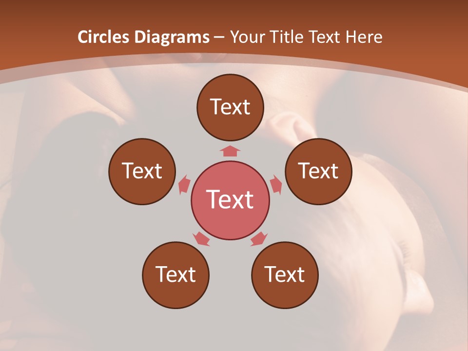 A Woman Getting A Back Massage From A Man PowerPoint Template