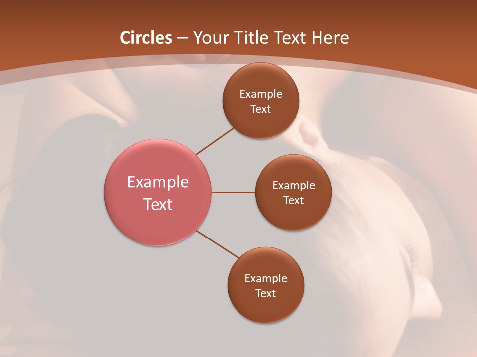 A Woman Getting A Back Massage From A Man PowerPoint Template