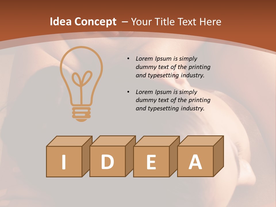 A Woman Getting A Back Massage From A Man PowerPoint Template