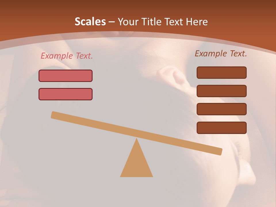 A Woman Getting A Back Massage From A Man PowerPoint Template