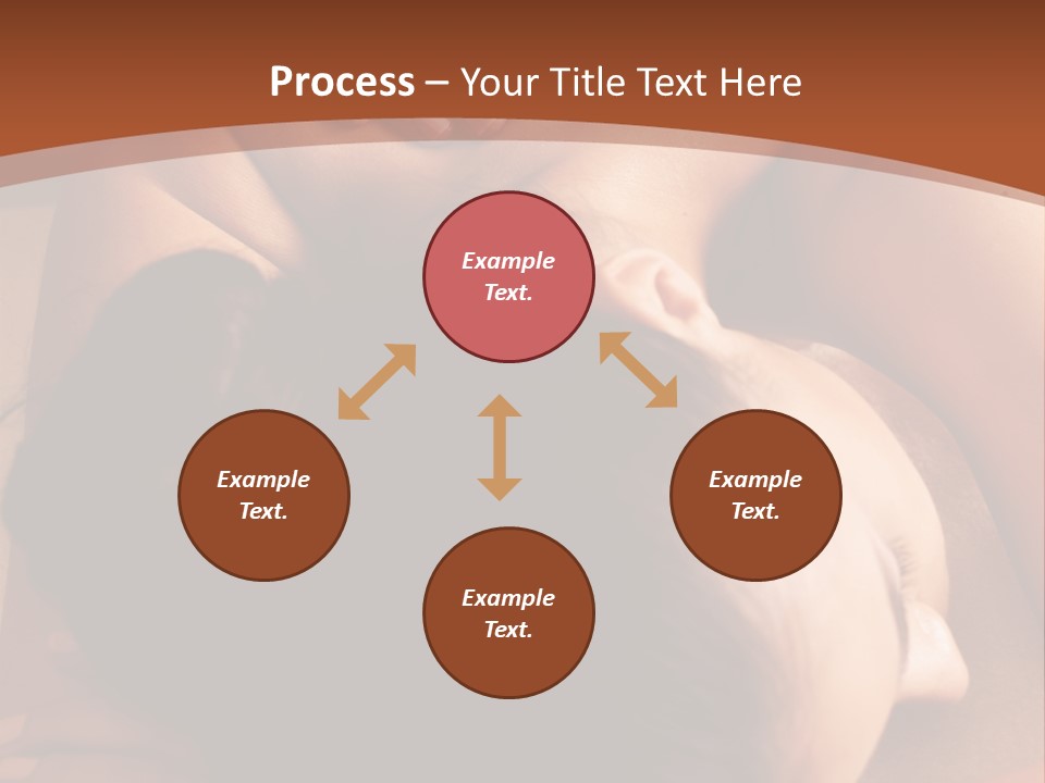 A Woman Getting A Back Massage From A Man PowerPoint Template