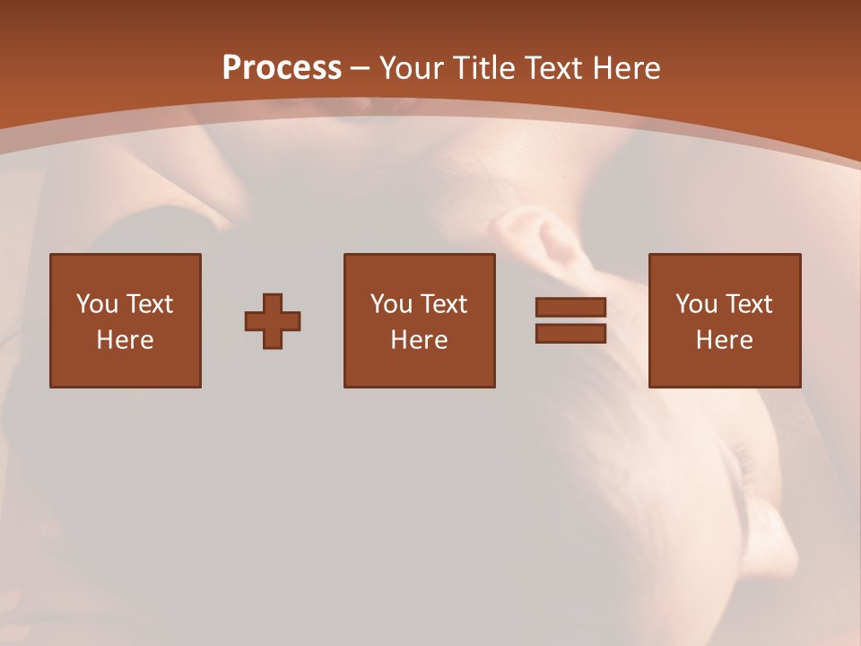 A Woman Getting A Back Massage From A Man PowerPoint Template
