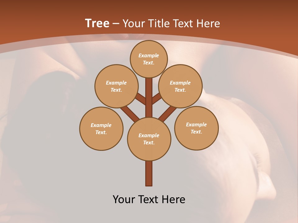 A Woman Getting A Back Massage From A Man PowerPoint Template