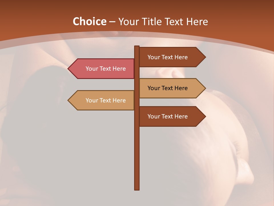 A Woman Getting A Back Massage From A Man PowerPoint Template