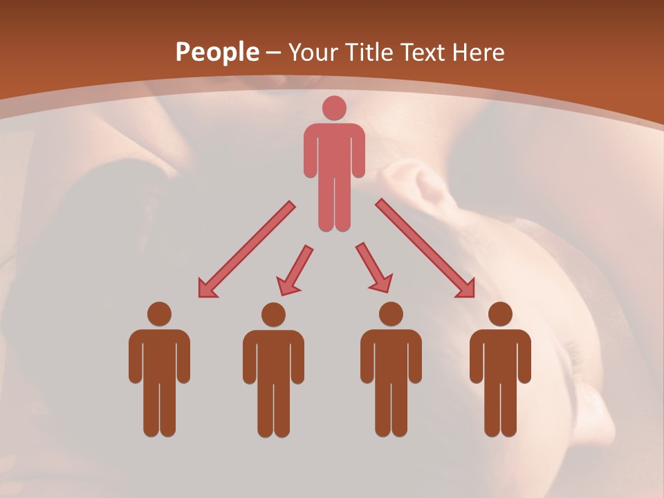 A Woman Getting A Back Massage From A Man PowerPoint Template