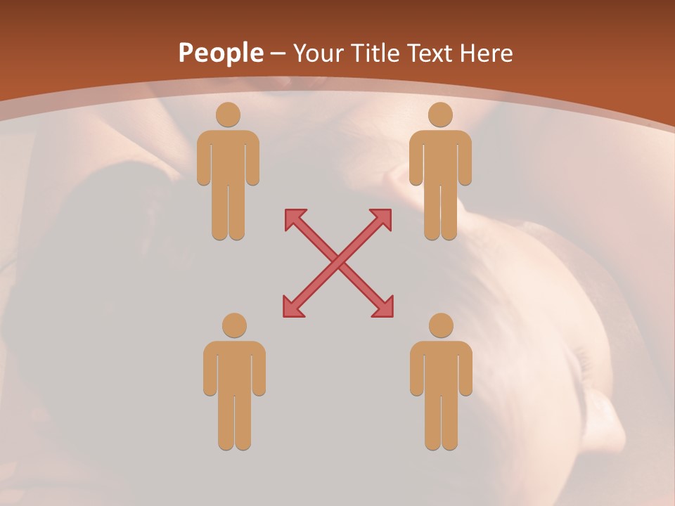 A Woman Getting A Back Massage From A Man PowerPoint Template