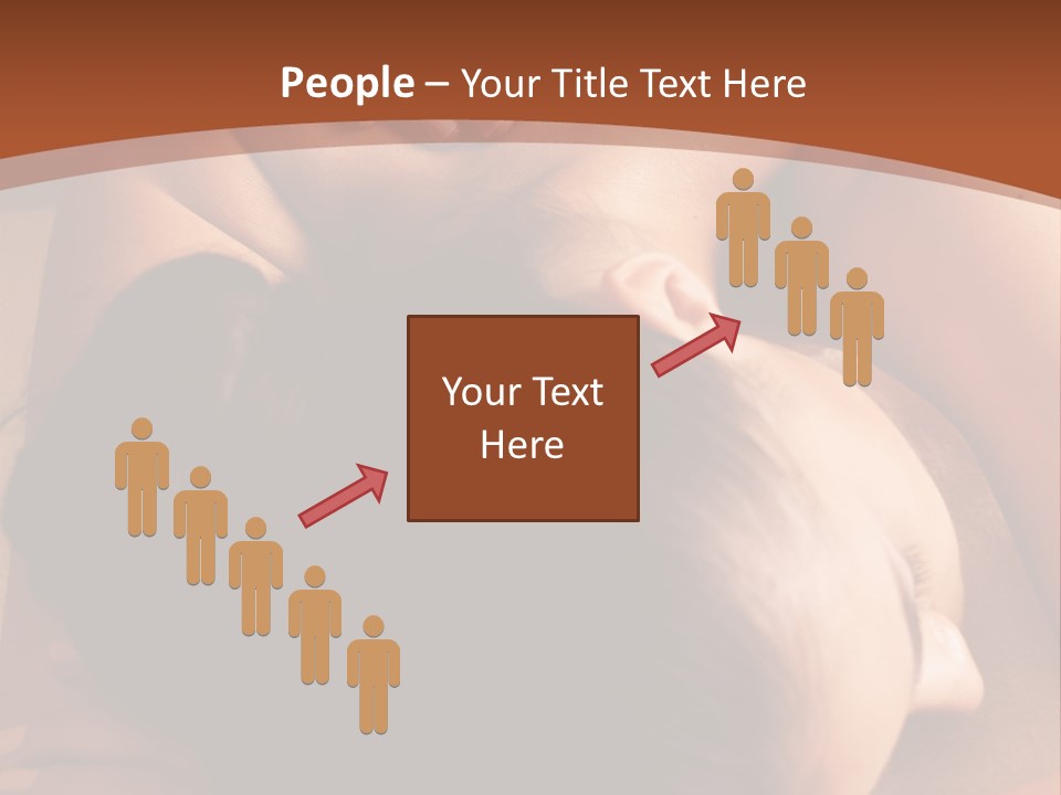 A Woman Getting A Back Massage From A Man PowerPoint Template