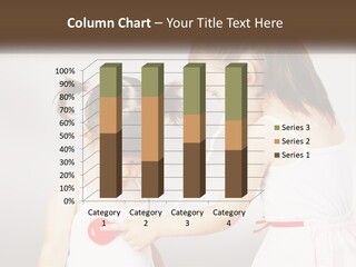 Two Little Girls Are Playing With Ear Buds PowerPoint Template