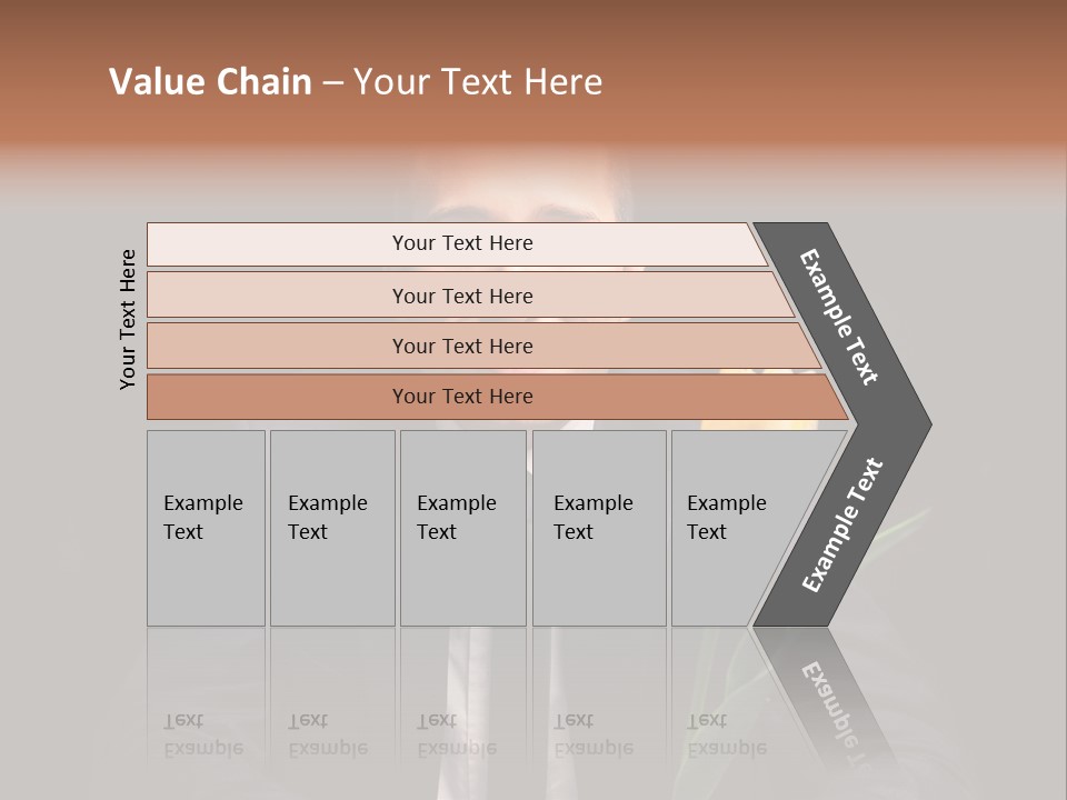 A Man In A Suit And Tie Holding A Yellow Flower PowerPoint Template