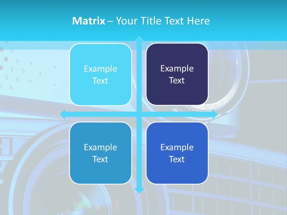 A Group Of Speakers Sitting On Top Of A Table PowerPoint Template