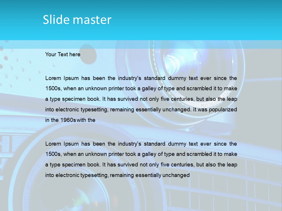 A Group Of Speakers Sitting On Top Of A Table PowerPoint Template