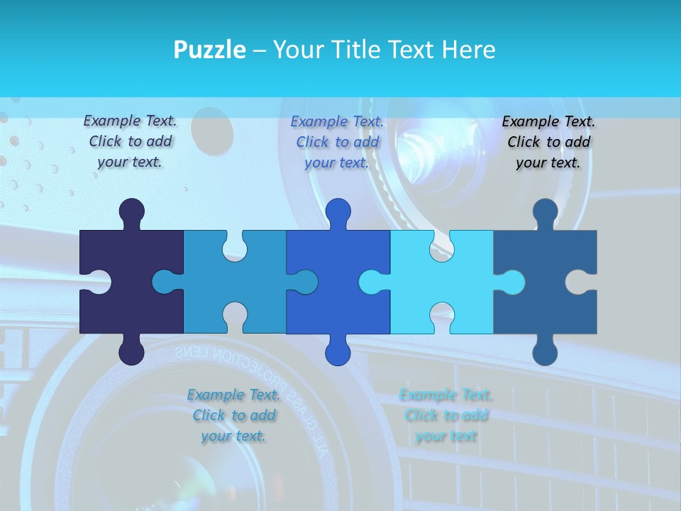 A Group Of Speakers Sitting On Top Of A Table PowerPoint Template