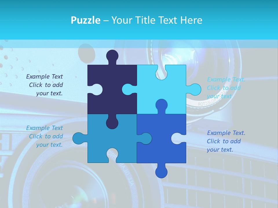 A Group Of Speakers Sitting On Top Of A Table PowerPoint Template