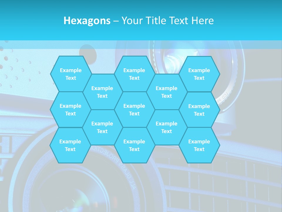 A Group Of Speakers Sitting On Top Of A Table PowerPoint Template