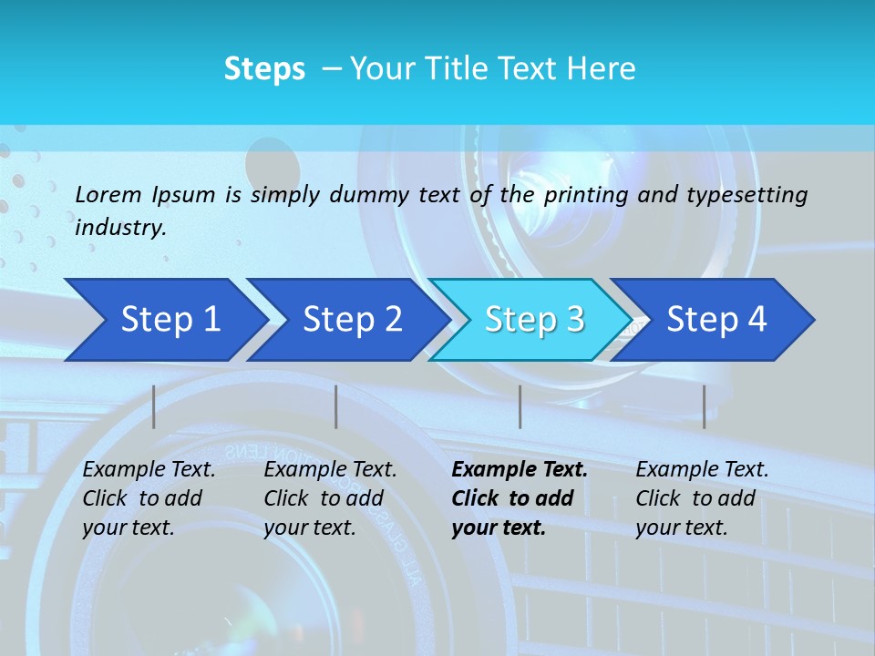 A Group Of Speakers Sitting On Top Of A Table PowerPoint Template