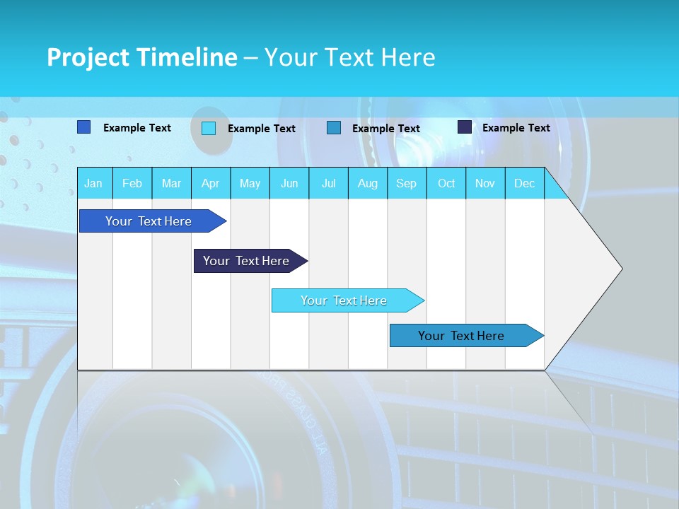 A Group Of Speakers Sitting On Top Of A Table PowerPoint Template