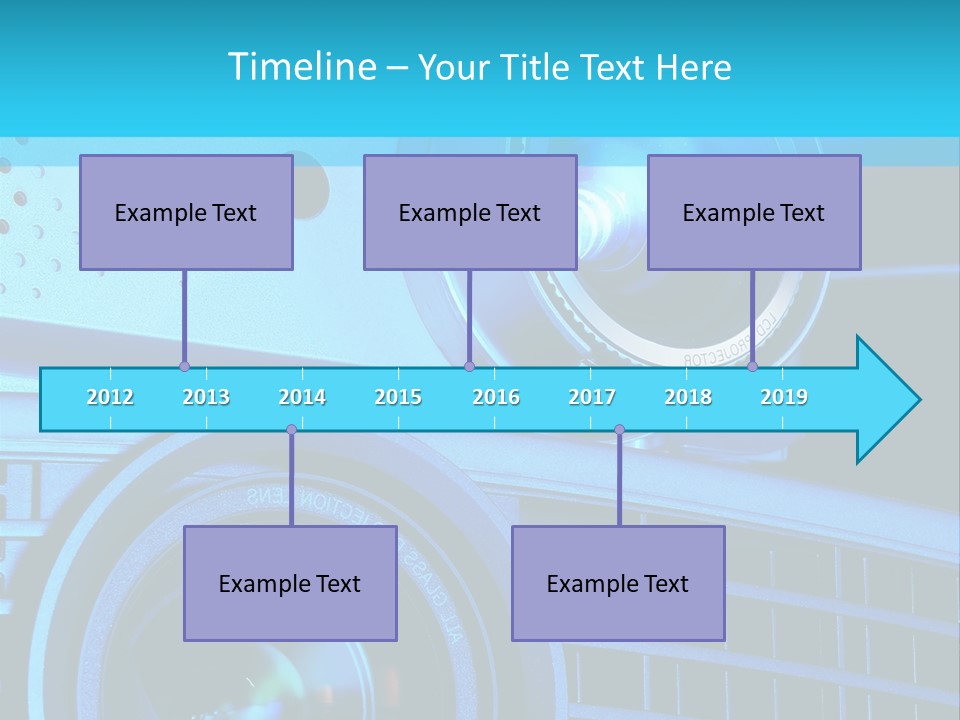 A Group Of Speakers Sitting On Top Of A Table PowerPoint Template