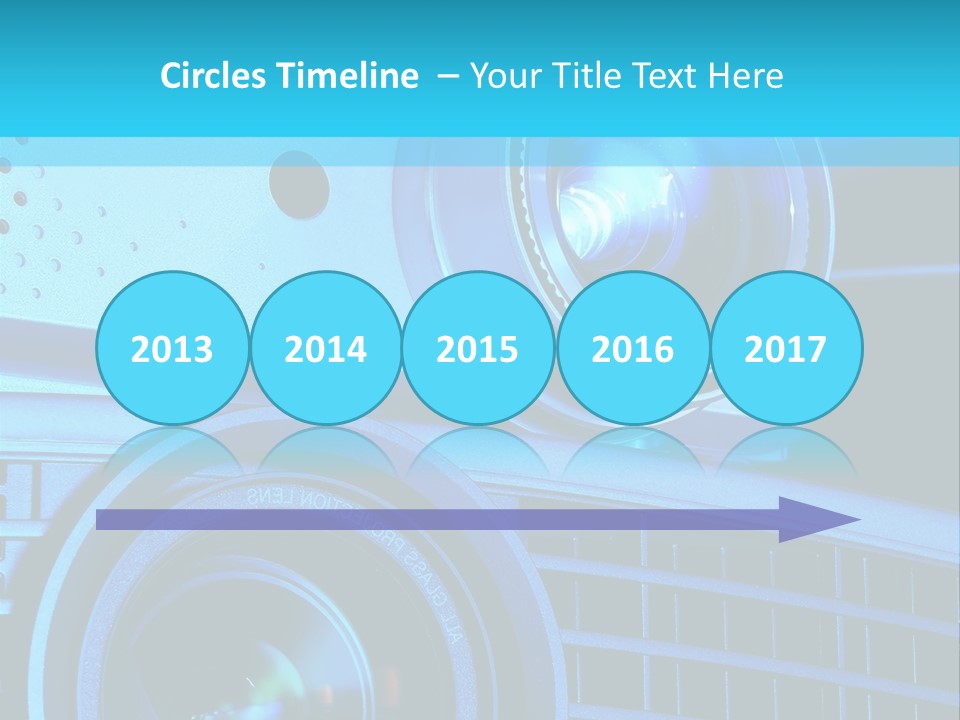 A Group Of Speakers Sitting On Top Of A Table PowerPoint Template