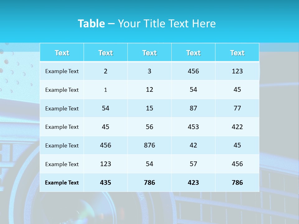 A Group Of Speakers Sitting On Top Of A Table PowerPoint Template
