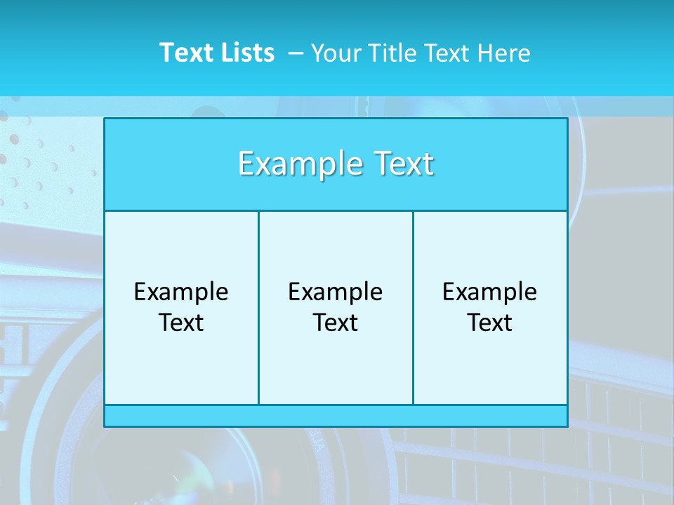 A Group Of Speakers Sitting On Top Of A Table PowerPoint Template