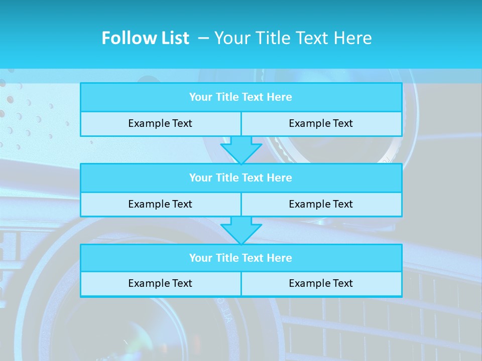 A Group Of Speakers Sitting On Top Of A Table PowerPoint Template