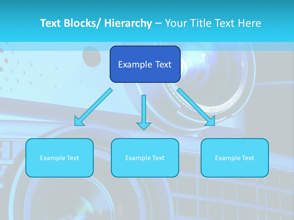 A Group Of Speakers Sitting On Top Of A Table PowerPoint Template