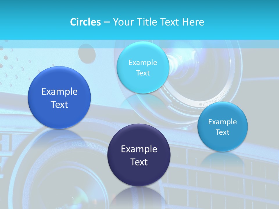 A Group Of Speakers Sitting On Top Of A Table PowerPoint Template