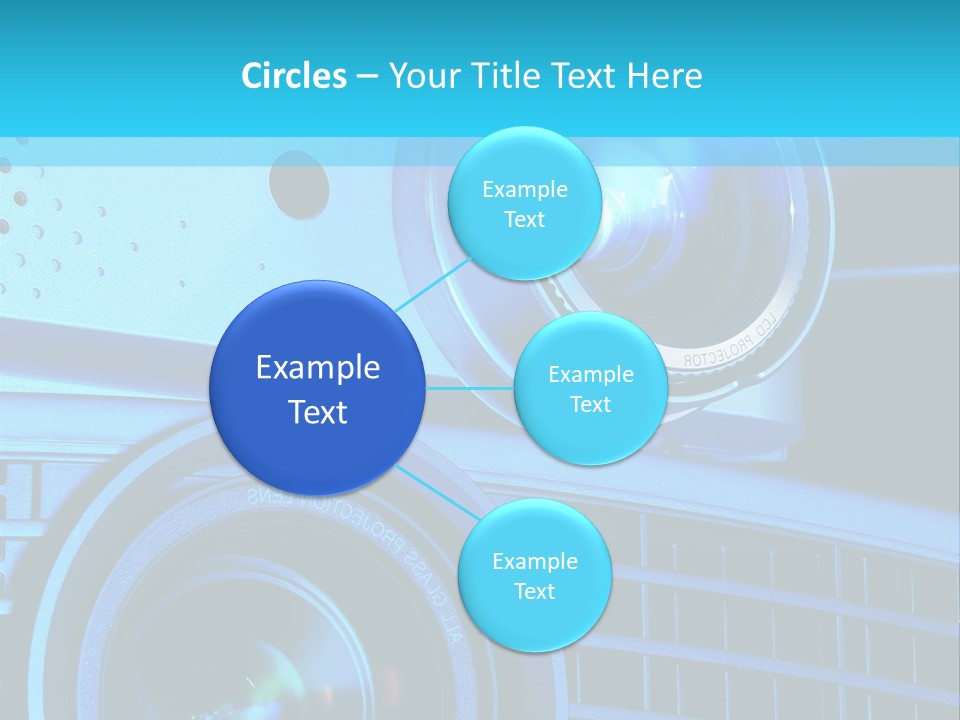 A Group Of Speakers Sitting On Top Of A Table PowerPoint Template