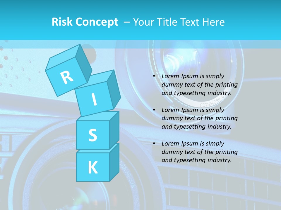 A Group Of Speakers Sitting On Top Of A Table PowerPoint Template