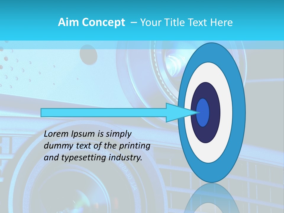 A Group Of Speakers Sitting On Top Of A Table PowerPoint Template