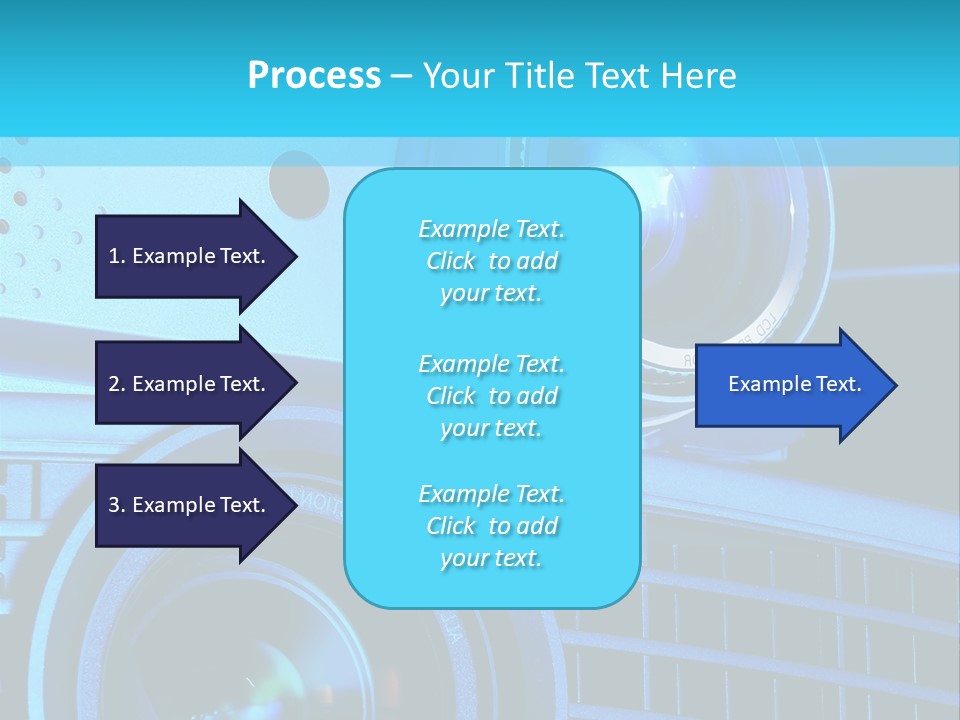 A Group Of Speakers Sitting On Top Of A Table PowerPoint Template