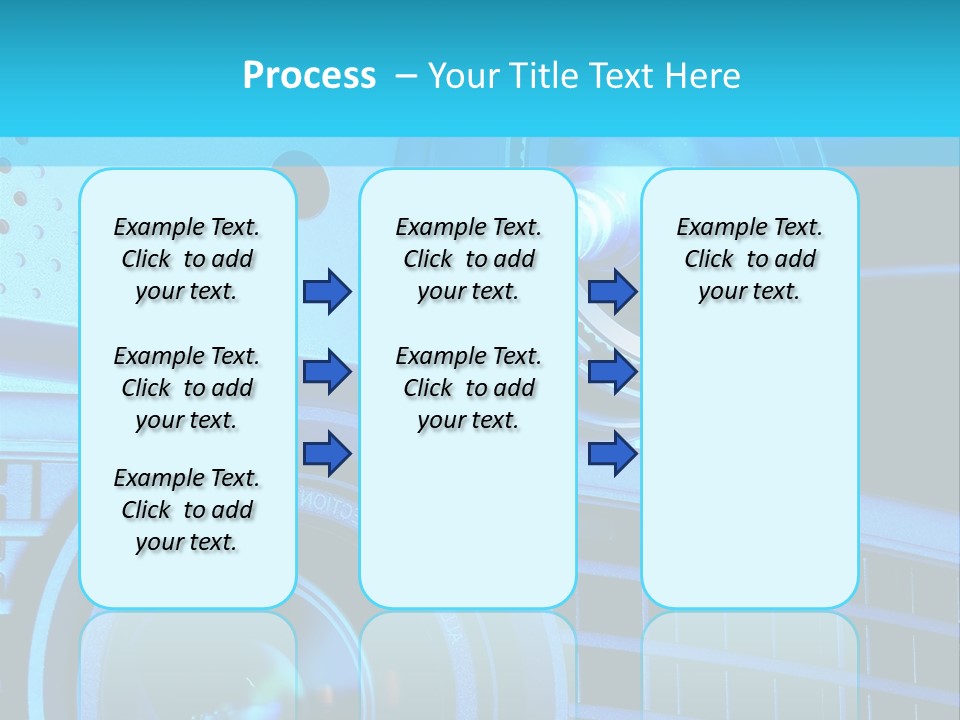 A Group Of Speakers Sitting On Top Of A Table PowerPoint Template
