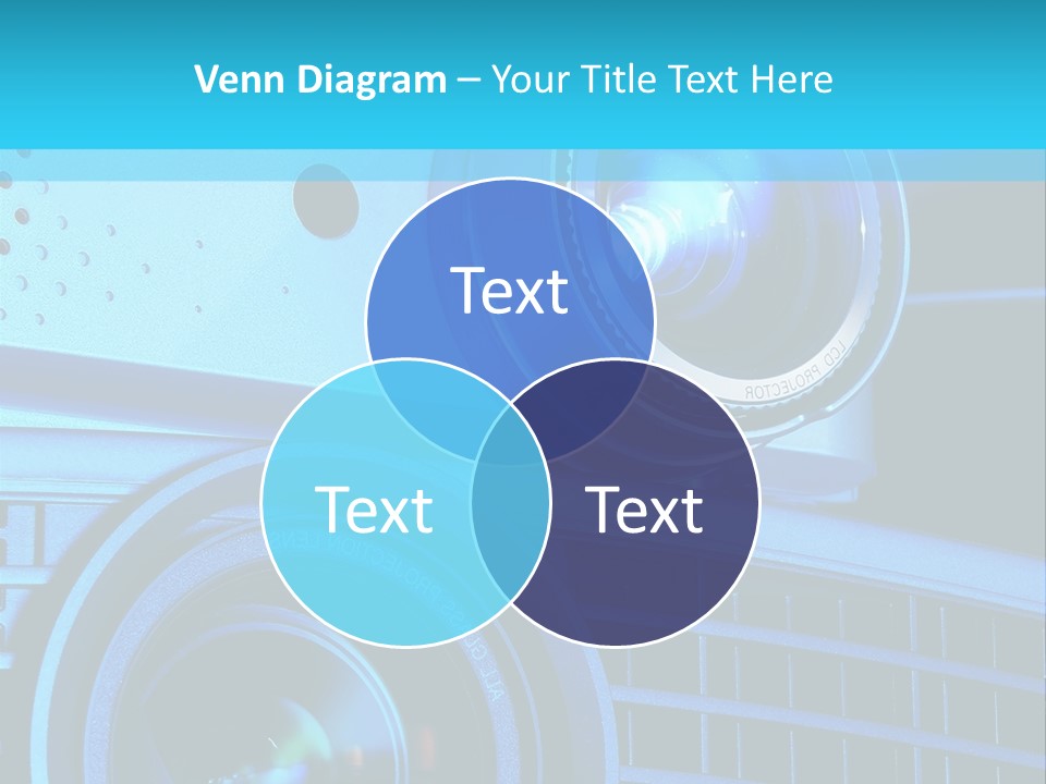 A Group Of Speakers Sitting On Top Of A Table PowerPoint Template