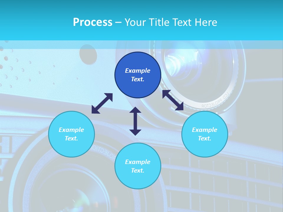 A Group Of Speakers Sitting On Top Of A Table PowerPoint Template