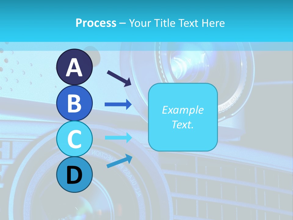 A Group Of Speakers Sitting On Top Of A Table PowerPoint Template
