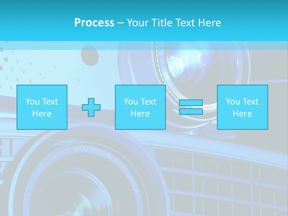 A Group Of Speakers Sitting On Top Of A Table PowerPoint Template