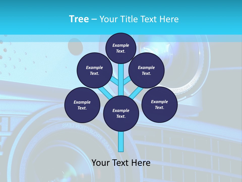 A Group Of Speakers Sitting On Top Of A Table PowerPoint Template