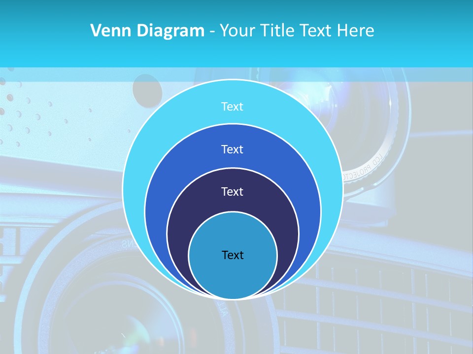 A Group Of Speakers Sitting On Top Of A Table PowerPoint Template