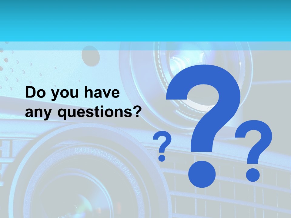 A Group Of Speakers Sitting On Top Of A Table PowerPoint Template